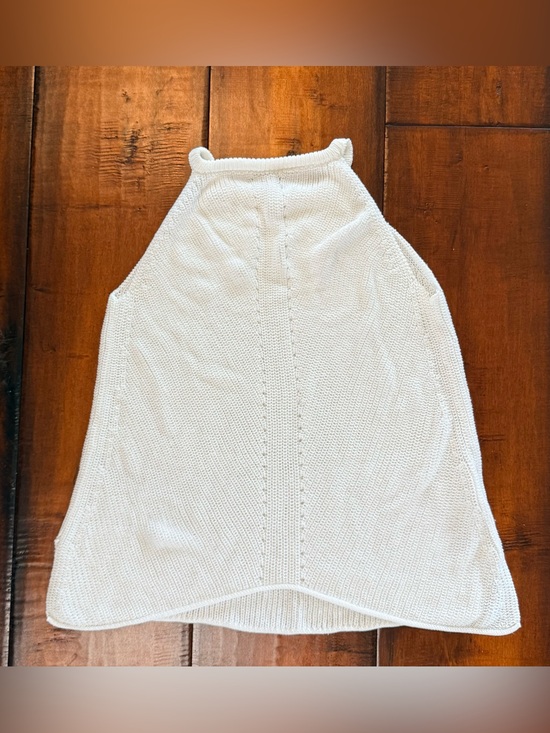 Wishlist Tops - Wishlist White Knit Halter Tank Top